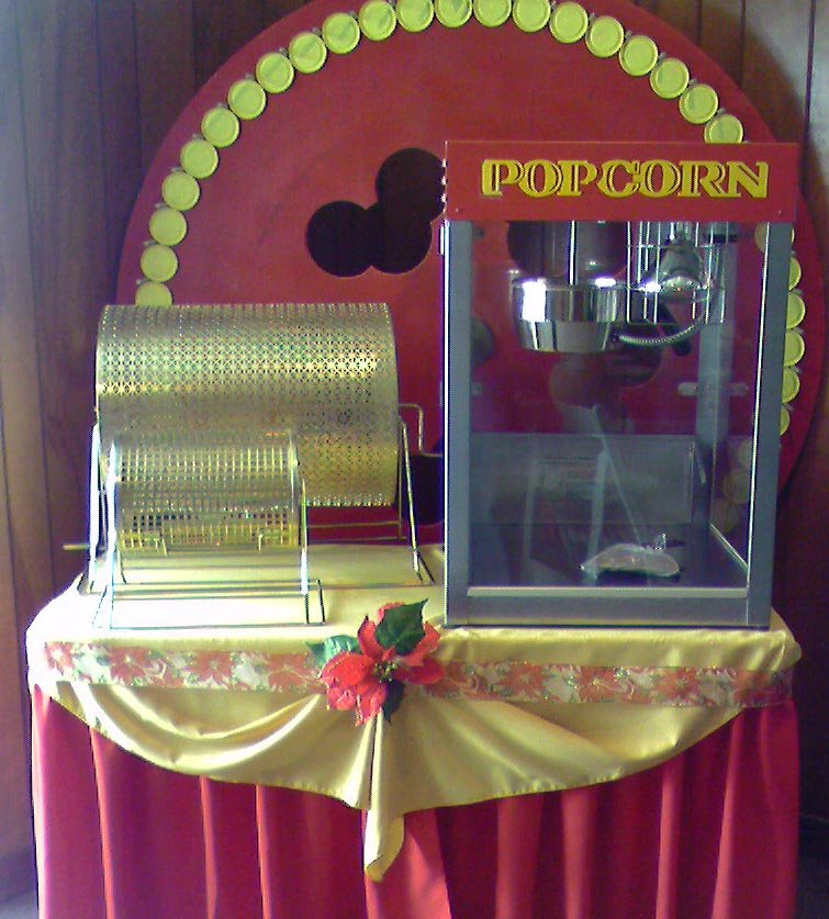 Raffles, Popcorn, and Casino Equipment - All ways to raise funds for your cause